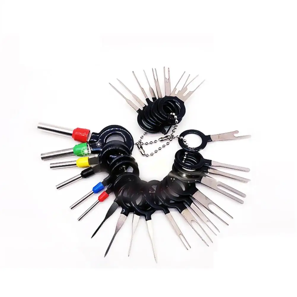 Wire Terminal Removal Tool Stainless Steel Harness Connection Picking Car Electrical Wiring Crimp Connector Pin Extractor Kit
Wire Terminal Removal Tool Stainless Steel Harness Connection Picking Car Electrical Wiring Crimp Connector Pin Extractor Kit