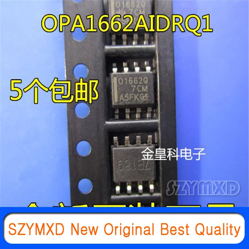 5Pcs/Lot New Original OPA1662AIDRQ1 opa1662aidro1662q patch SOP8 op amp original In Stock
5Pcs/Lot New Original OPA1662AIDRQ1 opa1662aidro1662q patch SOP8 op amp original In Stock