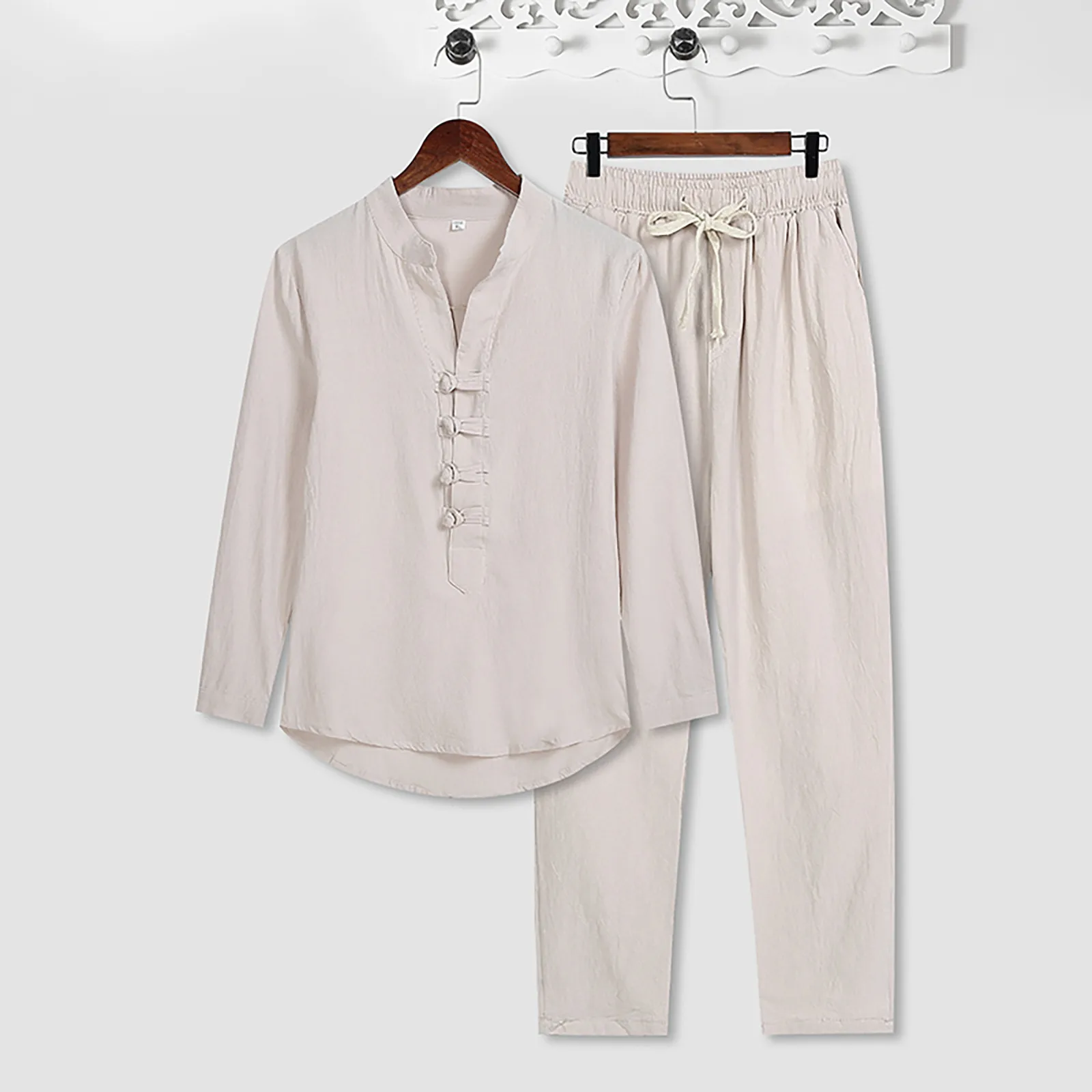 Комплект китайской традиционной одежды, мужская летняя хлопковая льняная футболка кунг-фу с длинным рукавом, топ, свободные штаны, костюм и...
Комплект китайской традиционной одежды, мужская летняя хлопковая льняная футболка кунг-фу с длинным рукавом, топ, свободные штаны, костюм и...