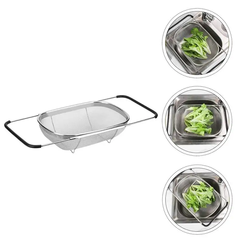 1pc Kitchen Stainless Steel Practical Fruit Basket Food Storage Basket Draining Basket
1pc Kitchen Stainless Steel Practical Fruit Basket Food Storage Basket Draining Basket