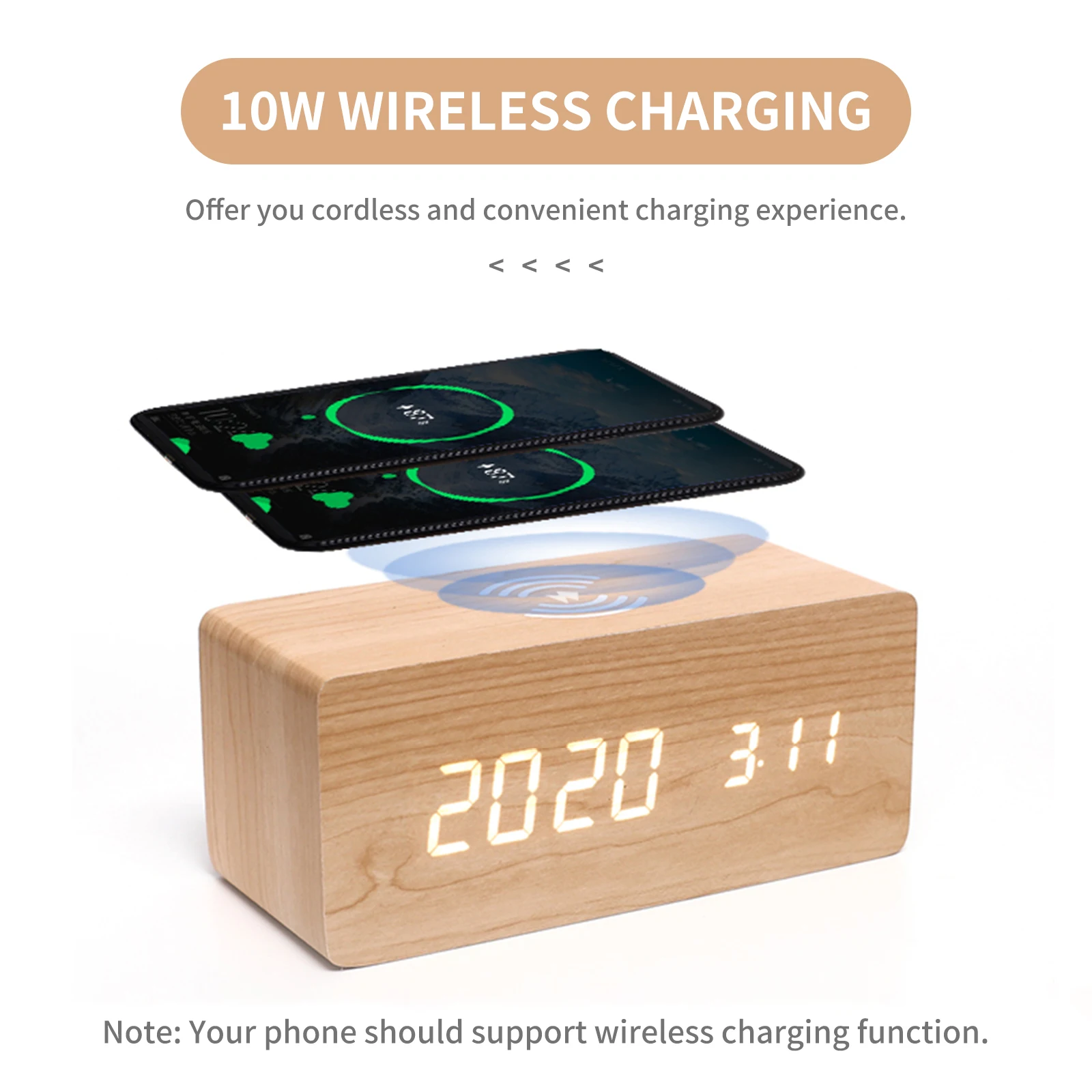 Часы светодиодные деревянные с голосовым управлением и голосовым управлением
Часы светодиодные деревянные с голосовым управлением и голосовым управлением