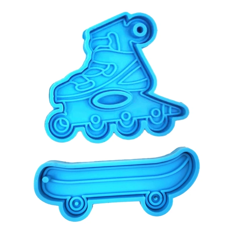 Roller Skates Skateboard Shaped Keychain Epoxy Resin Mold Pendants Silicone Moul 
Roller Skates Skateboard Shaped Keychain Epoxy Resin Mold Pendants Silicone Moul
