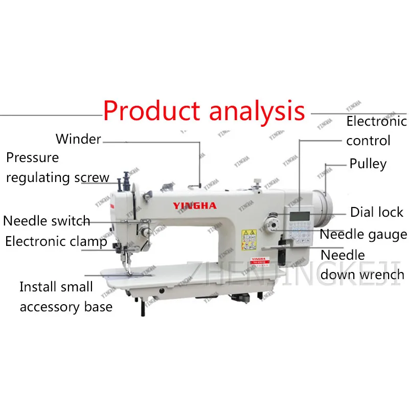 Computer Sewing Machine industry Electric Synchronizer Lockstitch Machine Home Leather Thick Material Fast 3000 Stitches/minute
Computer Sewing Machine industry Electric Synchronizer Lockstitch Machine Home Leather Thick Material Fast 3000 Stitches/minute