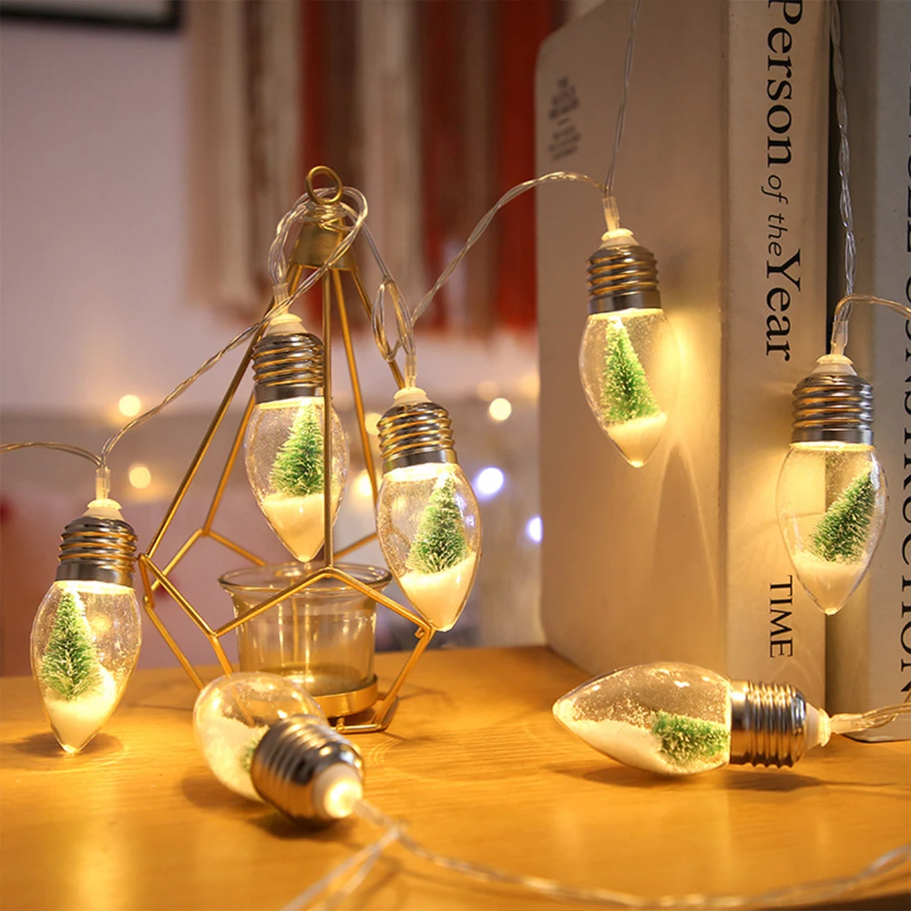 10 Lights Bulb Wishing Bottle String Christmas Decorations 2022 Wedding Fairy Navidad LED Outdoor For Home Tree Glow In The Dark
10 Lights Bulb Wishing Bottle String Christmas Decorations 2022 Wedding Fairy Navidad LED Outdoor For Home Tree Glow In The Dark