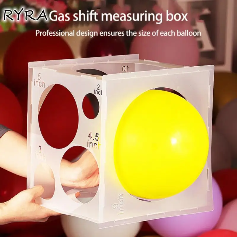 11Holes Balloon Sizer Box 2-10inch Balloons Measuring Box For Birthday Party Baloons Arch Garland Wedding Decoration Ballon Tool
11Holes Balloon Sizer Box 2-10inch Balloons Measuring Box For Birthday Party Baloons Arch Garland Wedding Decoration Ballon Tool