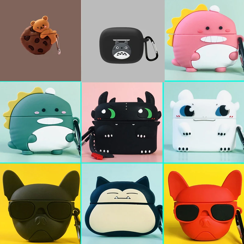 For ZMI PurPods Pro Case 3D Cartoon Dinosaur Bulldog Soft Silicone Wireless Earphone Cases for PurPods Pro Case Cute Cover Funda
For ZMI PurPods Pro Case 3D Cartoon Dinosaur Bulldog Soft Silicone Wireless Earphone Cases for PurPods Pro Case Cute Cover Funda
