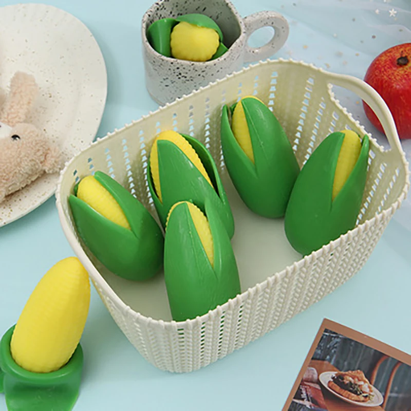 

Fidget Toys Soft Corn Bead Spongy Tangle Squishy Anxiety Sensory Toy Antistress Creativity Cute Fruit Toys