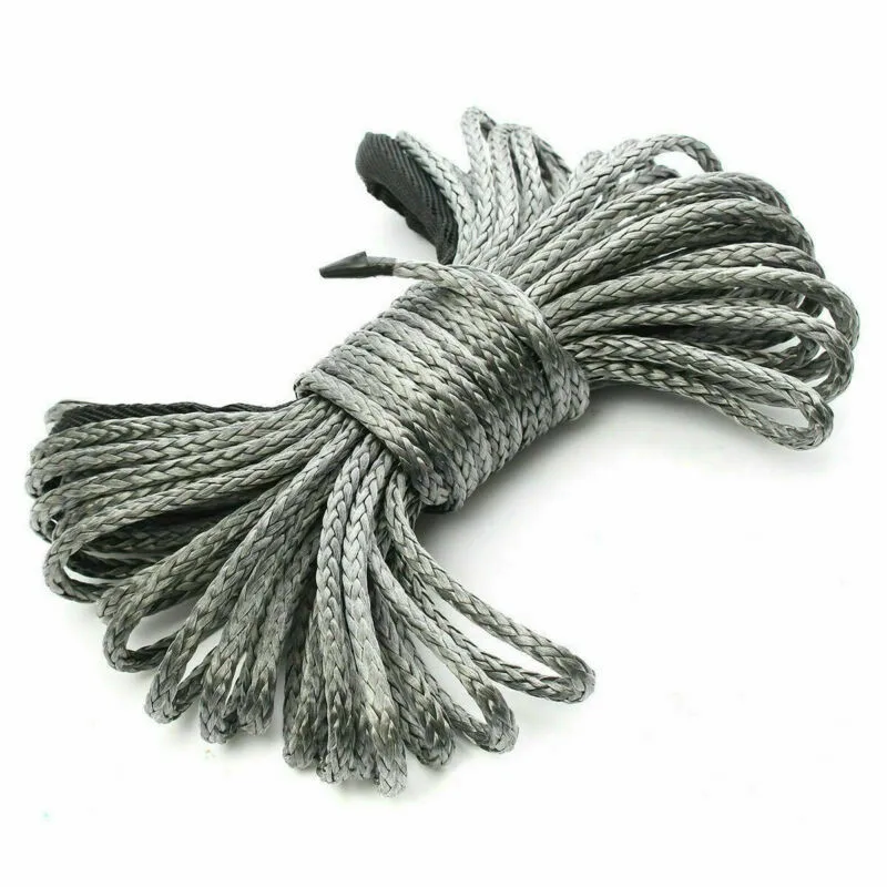 15m ATV UTV High Strength Synthetic Winch Line Cable Rope Tow Cord With Sheath Gray Winch Rope Car Replacement Parts Automotive
15m ATV UTV High Strength Synthetic Winch Line Cable Rope Tow Cord With Sheath Gray Winch Rope Car Replacement Parts Automotive