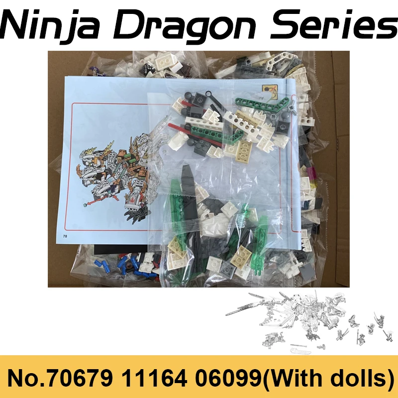 951pcs Ninja Ultra Dragon 4 headed Dragon Proto-Dragons Compatible With 70679 Building Blocks Bricks Toys For Children Boy Gifts
951pcs Ninja Ultra Dragon 4 headed Dragon Proto-Dragons Compatible With 70679 Building Blocks Bricks Toys For Children Boy Gifts