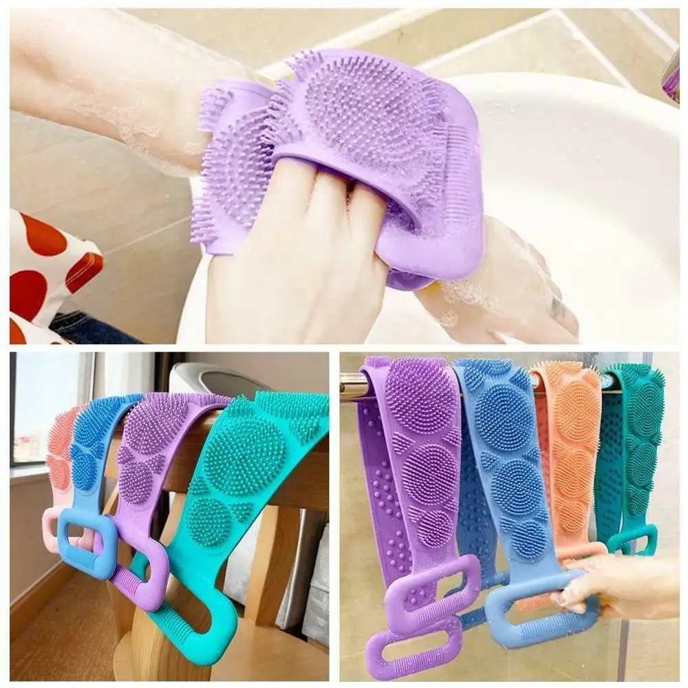Magic Silicone Brushes Bath Towels Rubbing Back Mud Peeling Body Massage Shower Extended Scrubber Skin Clean Brushes Bathroom
Magic Silicone Brushes Bath Towels Rubbing Back Mud Peeling Body Massage Shower Extended Scrubber Skin Clean Brushes Bathroom