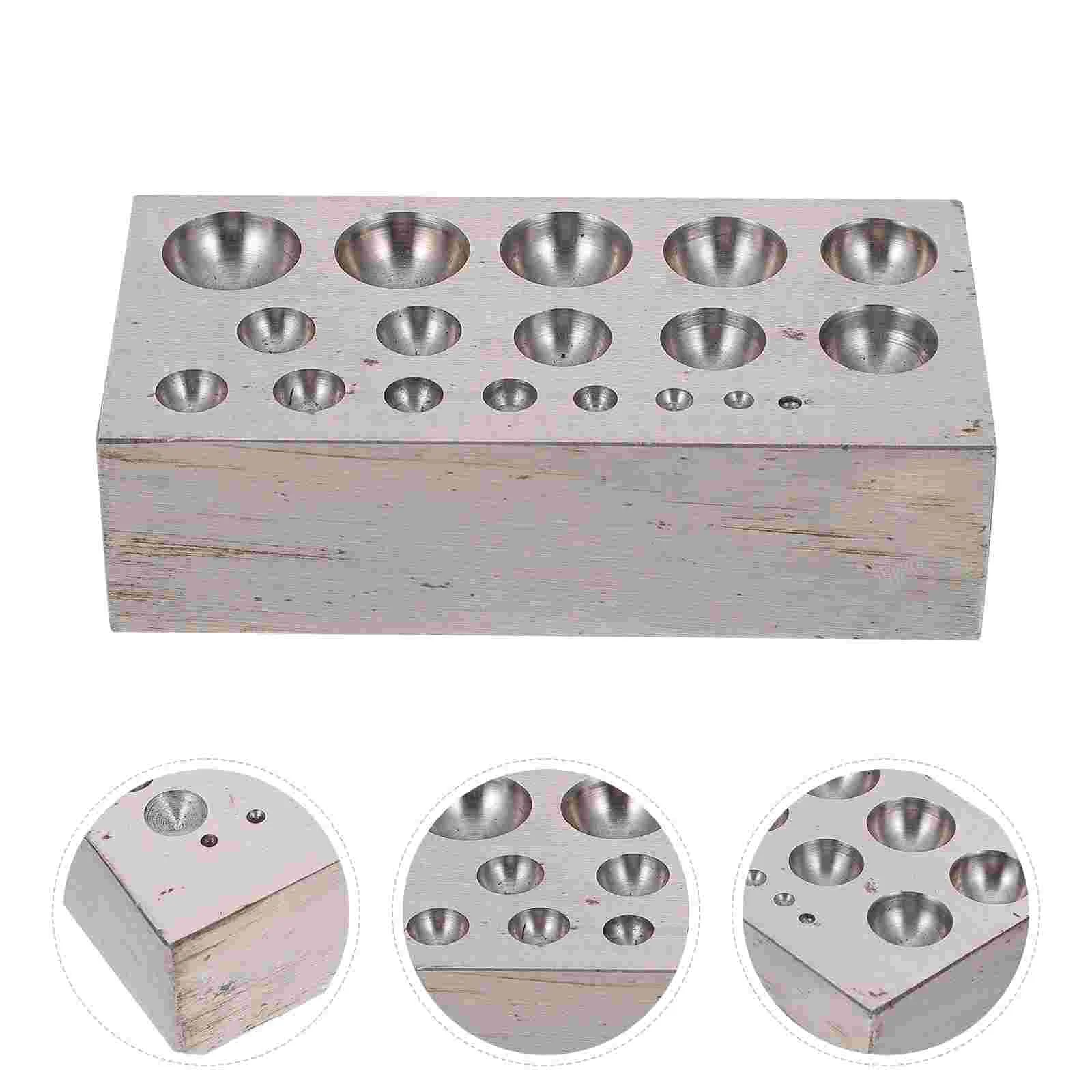 1Pc Professional Jewelry Punch Tool Iron Dapping Block Silver Bell Making Supply
1Pc Professional Jewelry Punch Tool Iron Dapping Block Silver Bell Making Supply
