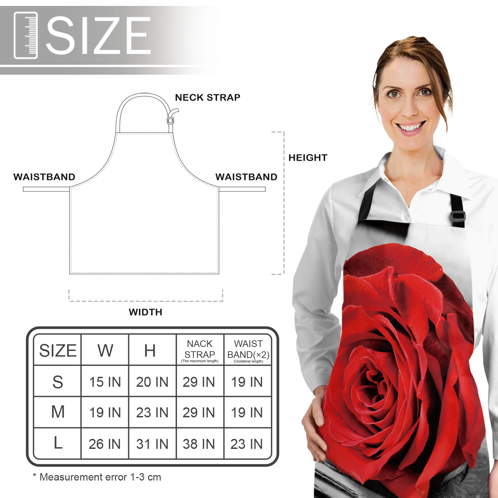 Red Rose On Shabby Book Printed Kitchen Cooking Baking Aprons Canvas Sleeveless For Women Man Kids Home Delantal Cocina
Red Rose On Shabby Book Printed Kitchen Cooking Baking Aprons Canvas Sleeveless For Women Man Kids Home Delantal Cocina