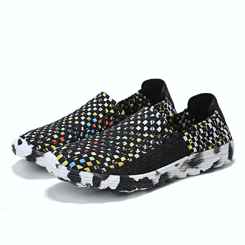 Summer Colourful Fashion Sneakers Men Shoes Breathable Woven Slip on Shoes Man Comfort Lightweight Outdoor Beach Footwear
Summer Colourful Fashion Sneakers Men Shoes Breathable Woven Slip on Shoes Man Comfort Lightweight Outdoor Beach Footwear