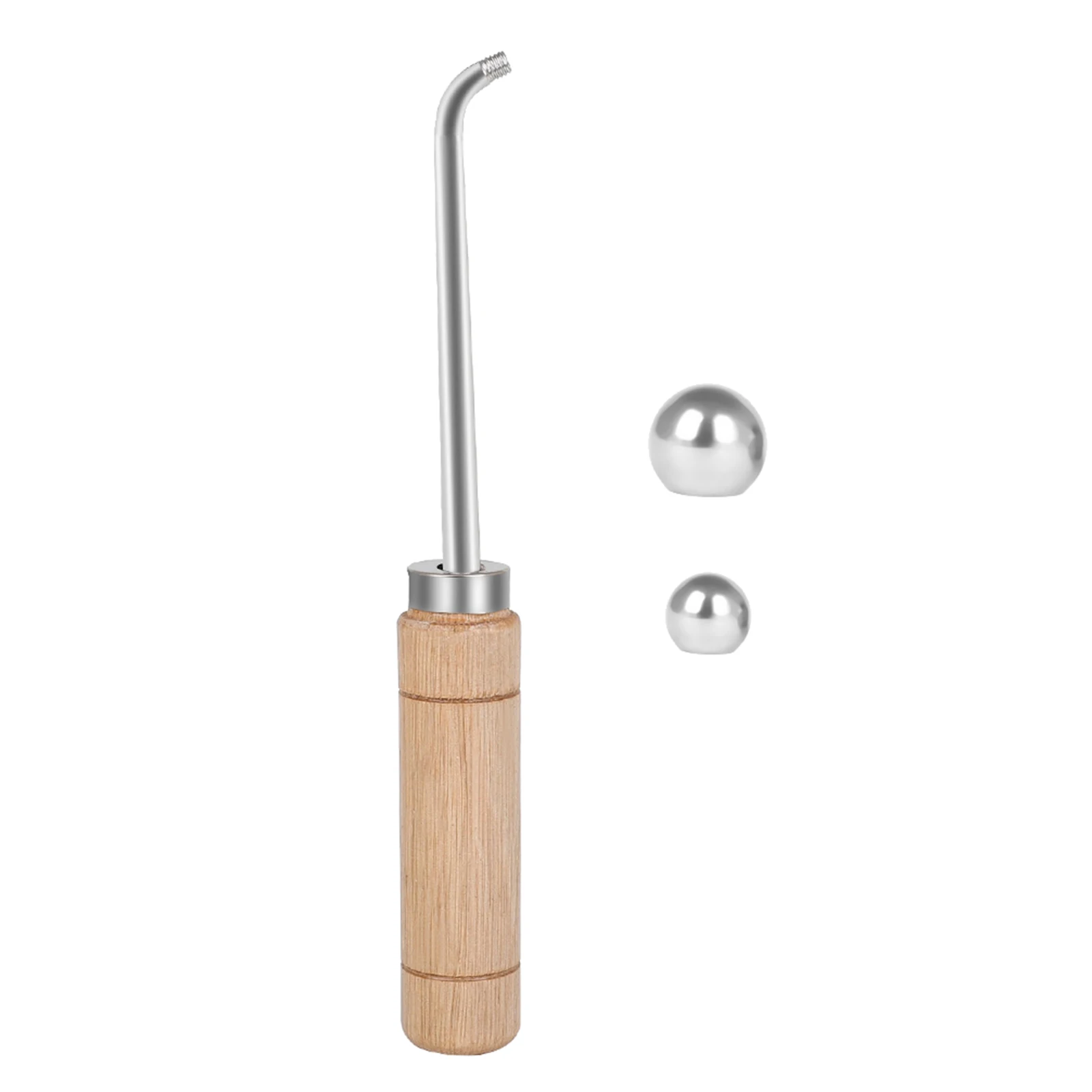 Durable Trumpet Repair Tool Alloy Solid Wood Maintenance with 2 Metal Balls for Trumpet Accessory
Durable Trumpet Repair Tool Alloy Solid Wood Maintenance with 2 Metal Balls for Trumpet Accessory