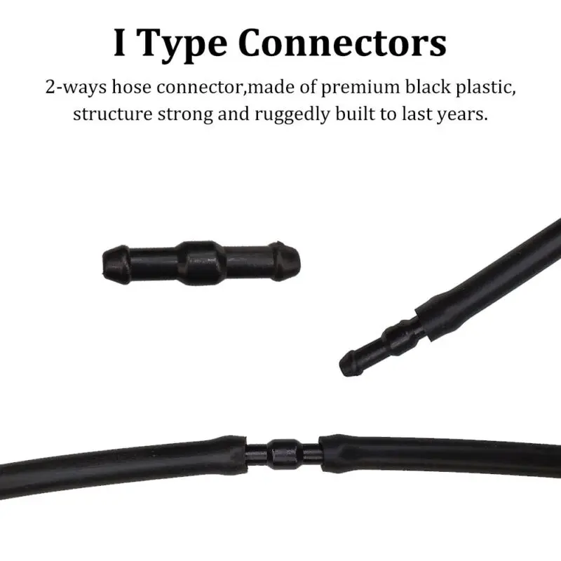 Universal Connector Hose Fittings Joiner Nozzle Pipe Plastic Splitter T/Y/I Type Washer Windshield 36pcs Black
Universal Connector Hose Fittings Joiner Nozzle Pipe Plastic Splitter T/Y/I Type Washer Windshield 36pcs Black
