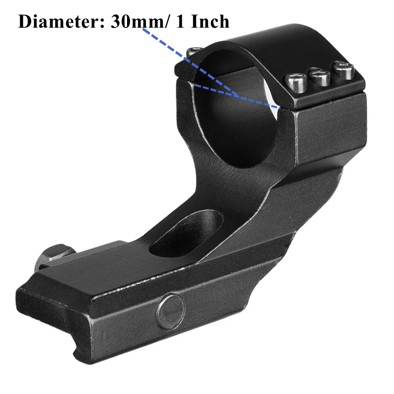 High Cantilever Scope Mount Holder One Ring Diameter 1 Inch 30mm 1 Inch Profile Offset Tube Bracket for Picatinny Weaver Rail 
High Cantilever Scope Mount Holder One Ring Diameter 1 Inch 30mm 1 Inch Profile Offset Tube Bracket for Picatinny Weaver Rail