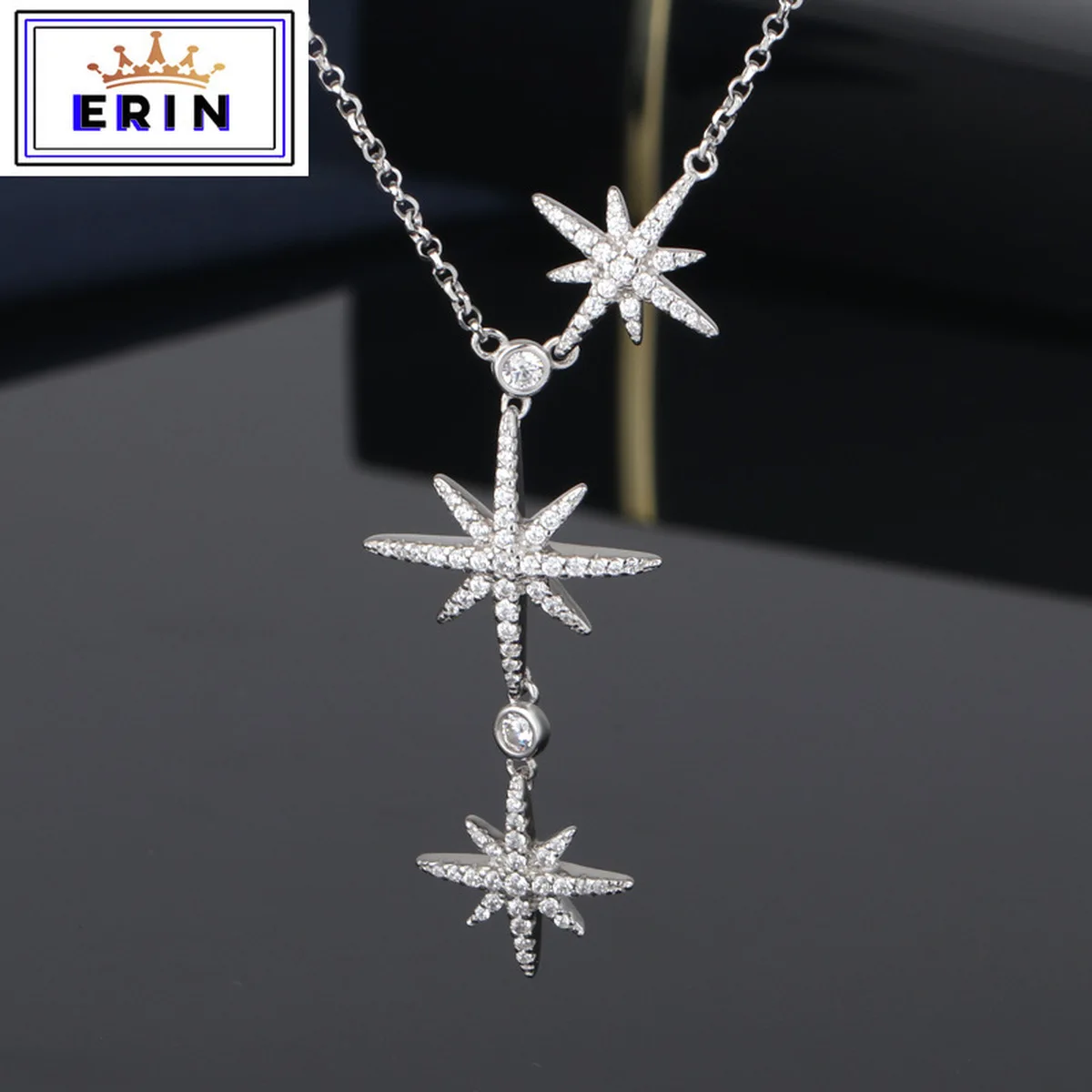 ERIN High quality SWA, clavicle Pendant Liumangxing length adjustable female clavicle Necklace
ERIN High quality SWA, clavicle Pendant Liumangxing length adjustable female clavicle Necklace