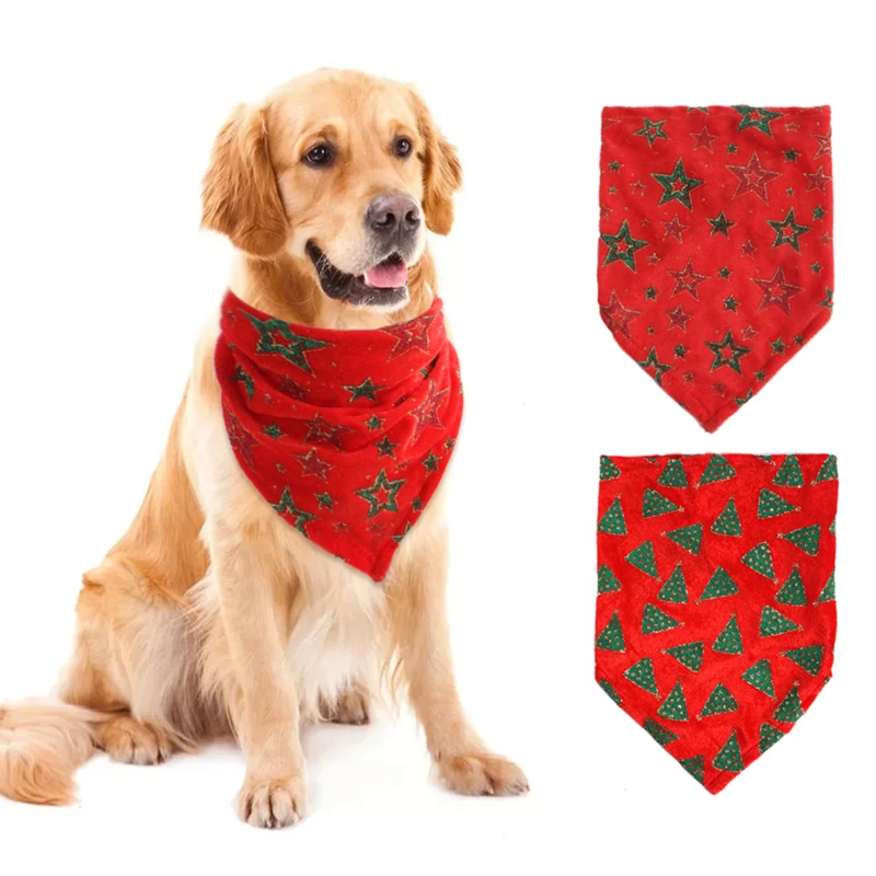 Рождественские банданы для домашних животных, ошейник для собак, кошек, треугольные нагрудники, шарф, ошейник со звездой, рождественская ел... 
Рождественские банданы для домашних животных, ошейник для собак, кошек, треугольные нагрудники, шарф, ошейник со звездой, рождественская ел...