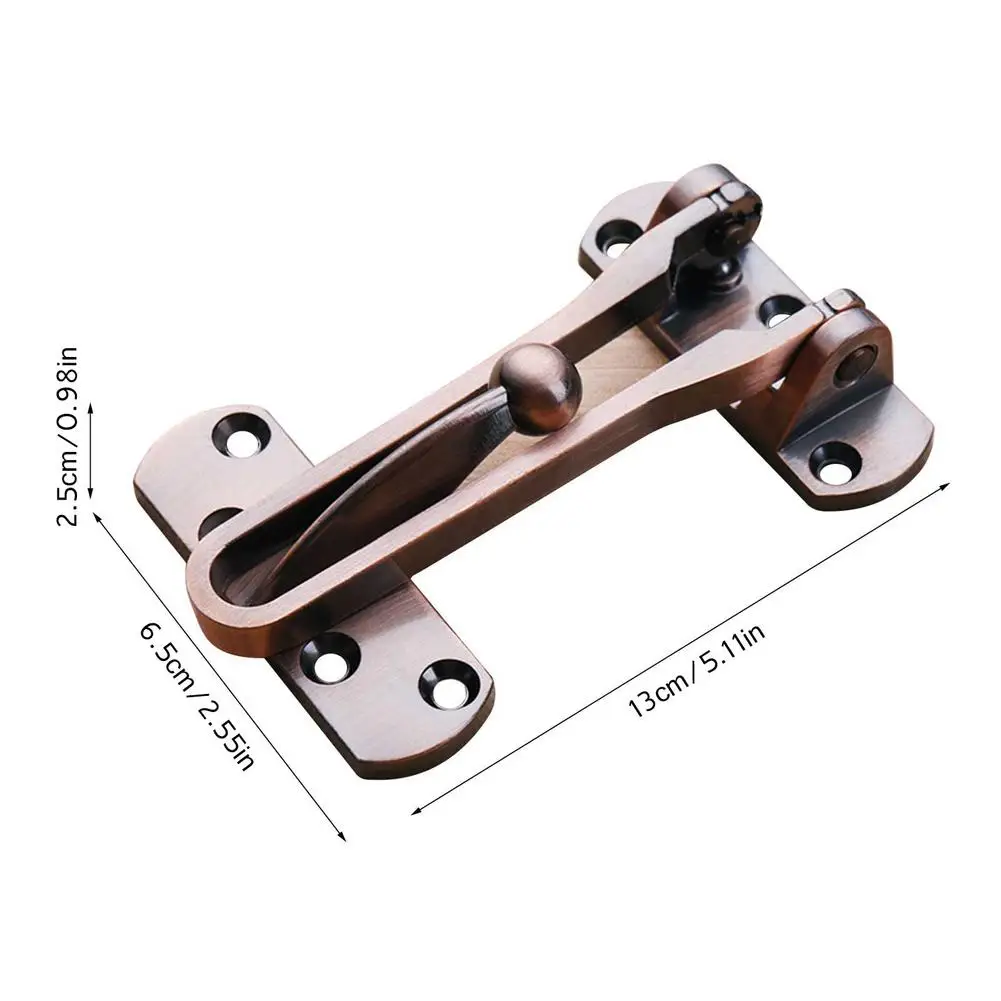 door bolt Metal anti-theft button lock Safety door Inside buckle Latch hotel household bedroom door anti-theft chain bolt lock
door bolt Metal anti-theft button lock Safety door Inside buckle Latch hotel household bedroom door anti-theft chain bolt lock