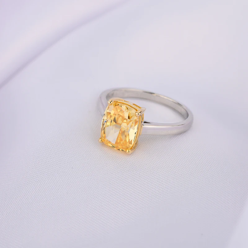 Knobspin Luxury 100% 925 Sterling Silver Wedding Engagement Rings For Women Yellow High Carbon Diamond Fine Jewelry Wholesale
Knobspin Luxury 100% 925 Sterling Silver Wedding Engagement Rings For Women Yellow High Carbon Diamond Fine Jewelry Wholesale