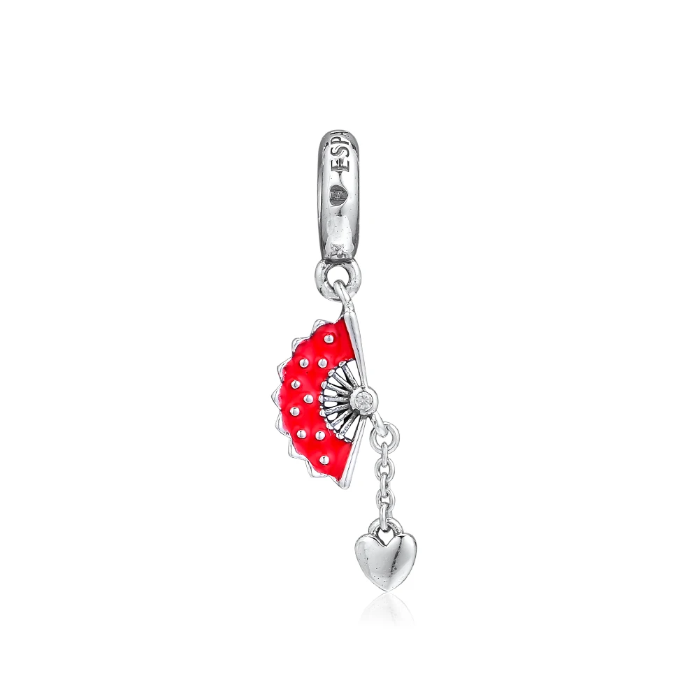 Charms 925 Silver Original Fit Pandora Bracelets Sterling Silver Spanish Fan Charm Beads for Women diy Jewelry
Charms 925 Silver Original Fit Pandora Bracelets Sterling Silver Spanish Fan Charm Beads for Women diy Jewelry