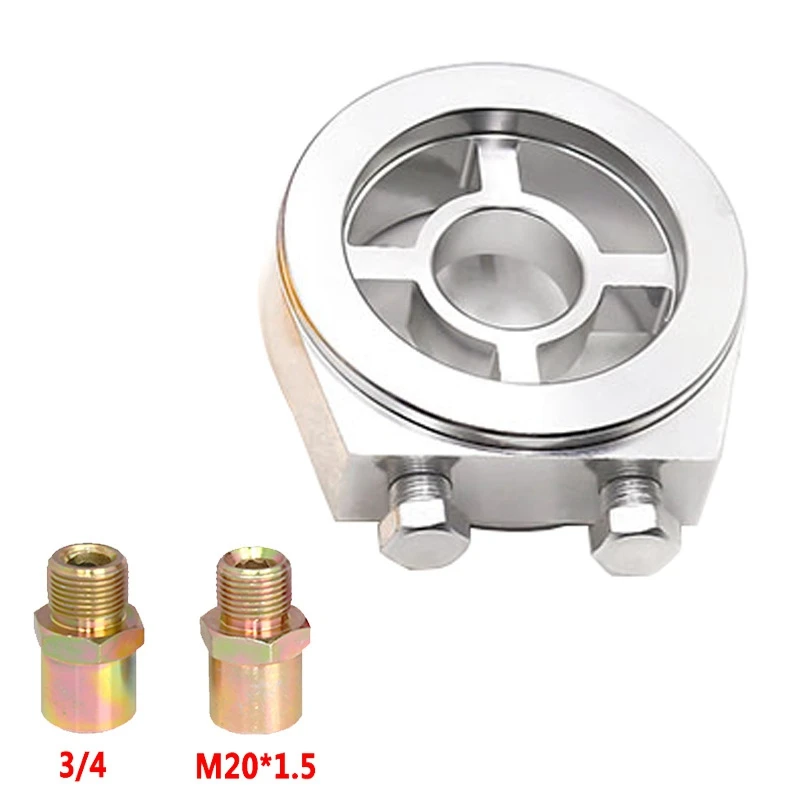 Oil Filter Cooler Sandwich Plate Adapter M20*1.5 and 3/4-16 Universal Oil Adapter Car Meter
Oil Filter Cooler Sandwich Plate Adapter M20*1.5 and 3/4-16 Universal Oil Adapter Car Meter