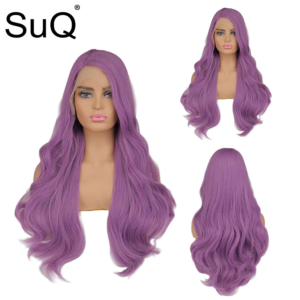 SuQ Long Wave Lace Front Wig Synthetic Wig For Black Women Cosplay Lace Frontal Wig Heat Resistant Fiber Natural Hairline Wig
SuQ Long Wave Lace Front Wig Synthetic Wig For Black Women Cosplay Lace Frontal Wig Heat Resistant Fiber Natural Hairline Wig