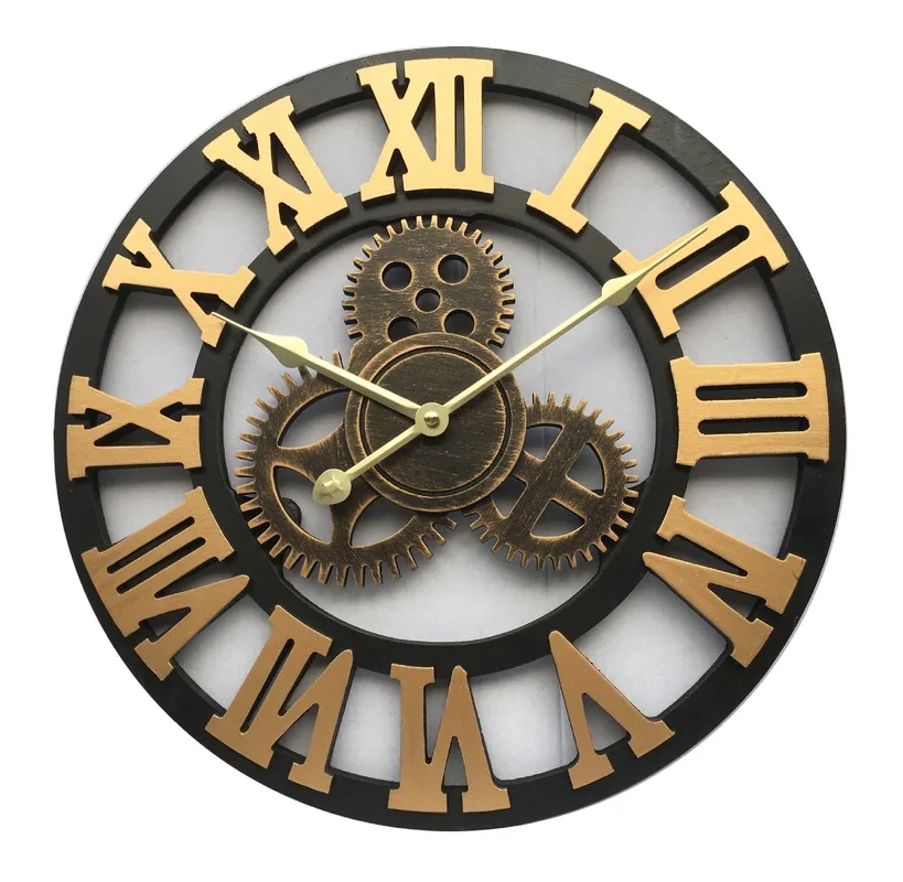 New Home Wall Ornaments Clock Alarm Clock Pendant Retro Gear Round Clock Ornaments Living Room Decoration Holiday Birthday Gifts
New Home Wall Ornaments Clock Alarm Clock Pendant Retro Gear Round Clock Ornaments Living Room Decoration Holiday Birthday Gifts