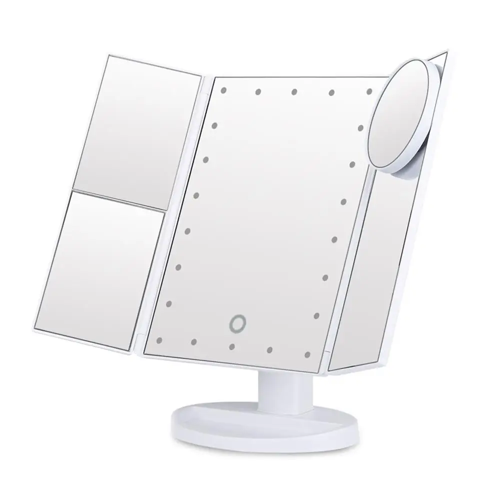Folding Mirrors Table Mirror Makeup Mirrors Cosmetic Home Decor Gifts Interior Design Luminous 22 LED USB Beauty Bathroom LED
Folding Mirrors Table Mirror Makeup Mirrors Cosmetic Home Decor Gifts Interior Design Luminous 22 LED USB Beauty Bathroom LED