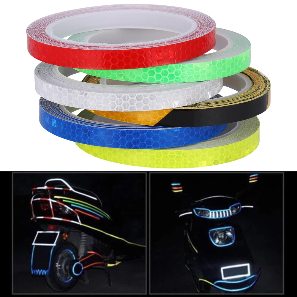 8m Wheel Reflective Sticker Rim Luminous Warning Tape Bike Reflector Fluorescent for Bike Car Motorcycle Reflective Decal Stick 
8m Wheel Reflective Sticker Rim Luminous Warning Tape Bike Reflector Fluorescent for Bike Car Motorcycle Reflective Decal Stick