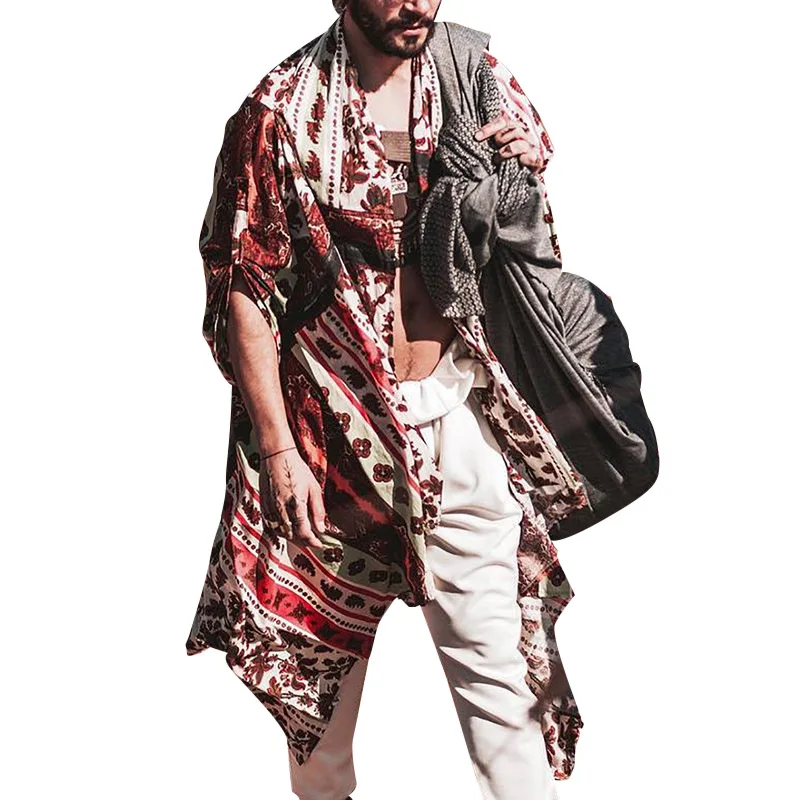 Hawaiian Style Men's Long Sleeve Print Vacation Plus Size Casual Stand Collar Button Loose Shirt Apparel Comfort Tops
Hawaiian Style Men's Long Sleeve Print Vacation Plus Size Casual Stand Collar Button Loose Shirt Apparel Comfort Tops