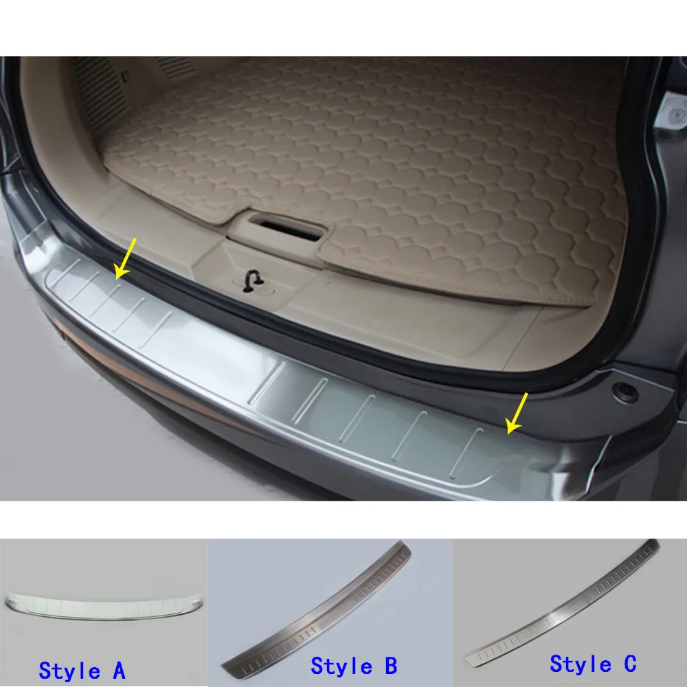 Car External Rear Bumper Panel Trunk Trim Cover Stainless Steel Plate Pedal For Nissan X-Trail XTrail T32/Rogue 2014 2015 2016
Car External Rear Bumper Panel Trunk Trim Cover Stainless Steel Plate Pedal For Nissan X-Trail XTrail T32/Rogue 2014 2015 2016