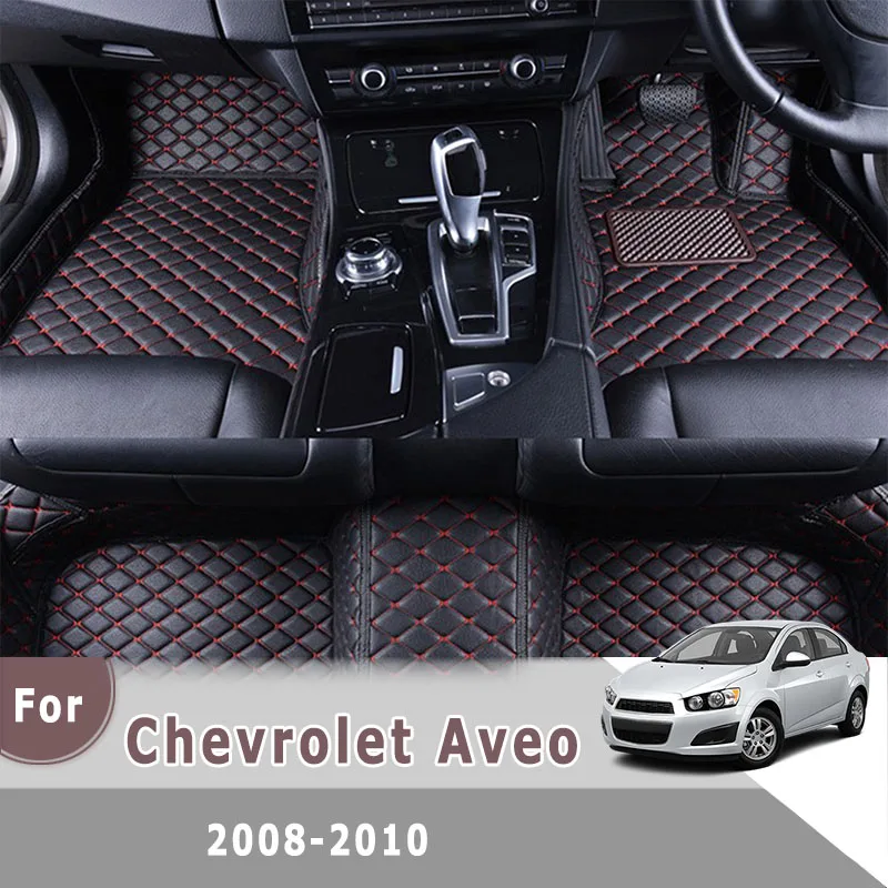 Водонепроницаемые кожаные автомобильные коврики для Chevrolet Aveo 2010 2009 2008 |