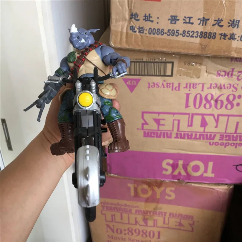 The sewer turtles anime action figure prefect quality Rocksteady motorbike handmade toys for children
The sewer turtles anime action figure prefect quality Rocksteady motorbike handmade toys for children
