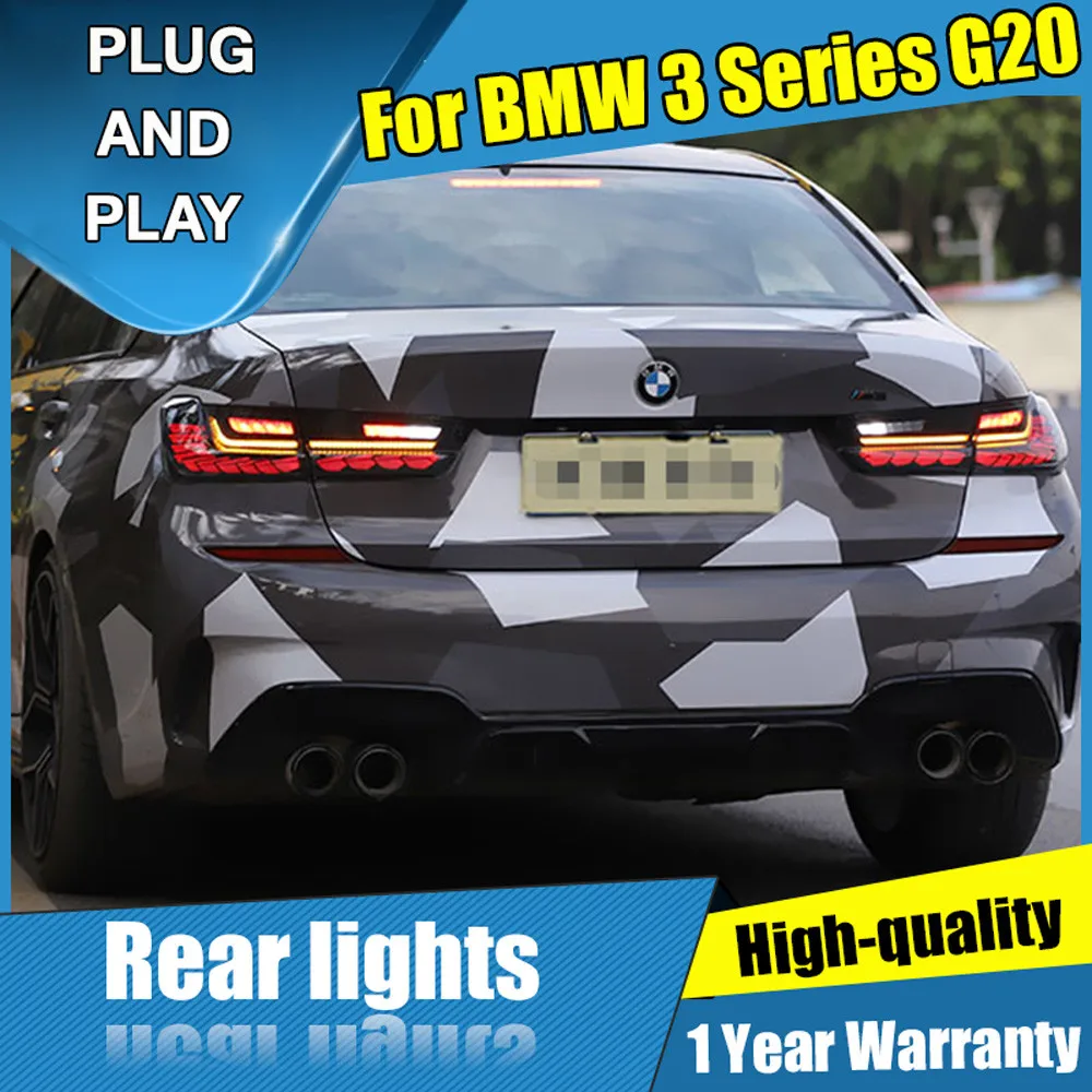 4PCS Car Styling for BMW 3 Series G20 Taillights 2019-2021 for G20 ALL LED Tail Lamp+Turn Signal+Brake+Reverse LED lights
4PCS Car Styling for BMW 3 Series G20 Taillights 2019-2021 for G20 ALL LED Tail Lamp+Turn Signal+Brake+Reverse LED lights