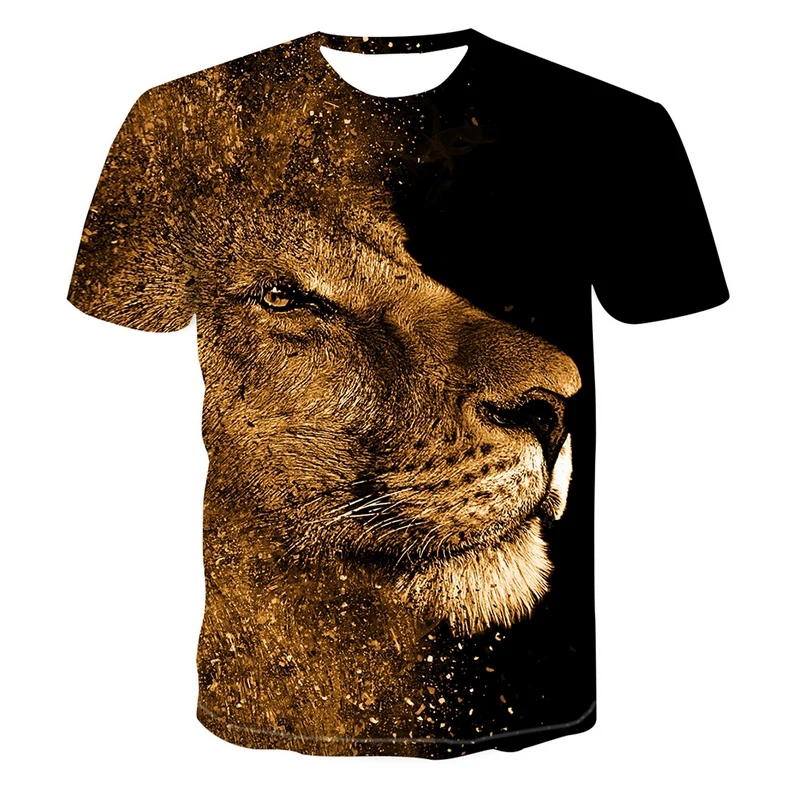 Summer 2021 New 3d Printed T-shirt Charm Lion Animal Print Men's T-shirt Print Casual T-shirt O-neck Cool Fashion Short Sleeve
Summer 2021 New 3d Printed T-shirt Charm Lion Animal Print Men's T-shirt Print Casual T-shirt O-neck Cool Fashion Short Sleeve