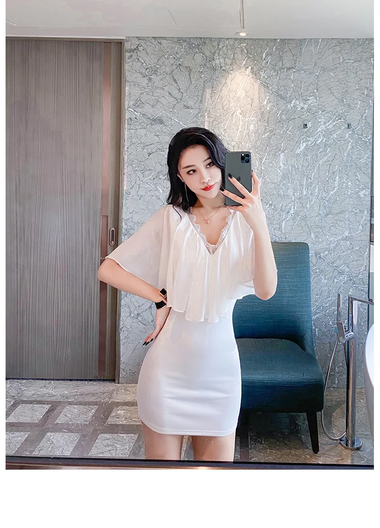new nightclub, female decoration, waist was thinner, lotus leaf sleeve, hip Solid Office Lady Sexy fashion dress,
new nightclub, female decoration, waist was thinner, lotus leaf sleeve, hip Solid Office Lady Sexy fashion dress,