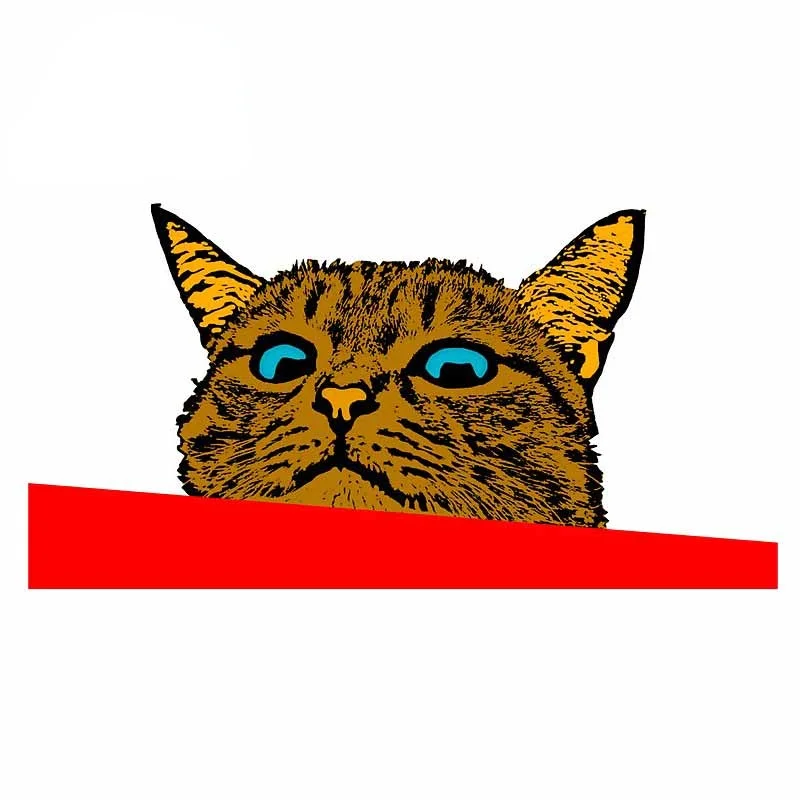 13 см x 7 см для взгляда в кошку автомобильные мультипликационные наклейки креативная индивидуальная красивая наклейка для доски для серфинг...
13 см x 7 см для взгляда в кошку автомобильные мультипликационные наклейки креативная индивидуальная красивая наклейка для доски для серфинг...