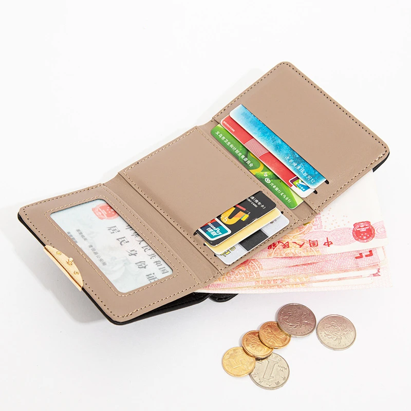 Wallet Women Short Fashion Card Holder Girls Zipper&Hasp Coin Pocket Three Fold Small Lady Hot Sale 2021 Clutch Bag Portafoglio
Wallet Women Short Fashion Card Holder Girls Zipper&Hasp Coin Pocket Three Fold Small Lady Hot Sale 2021 Clutch Bag Portafoglio