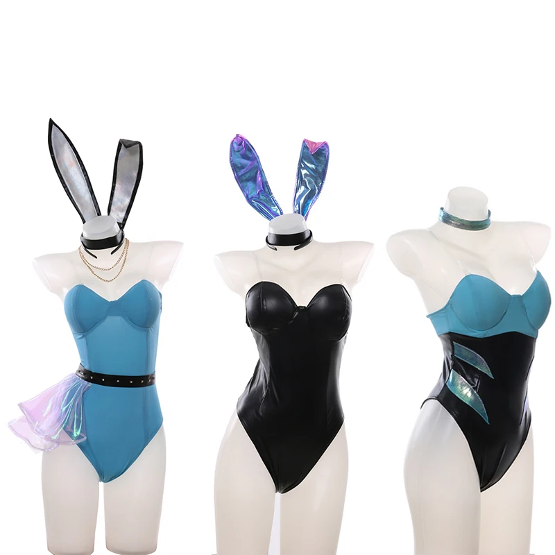 LOL KDA Seraphine Cosplay Costumes Bunny Girl Sexy Dress Uniform Game Clothes For Girls Women Ahri Role Play Costume Halloween
LOL KDA Seraphine Cosplay Costumes Bunny Girl Sexy Dress Uniform Game Clothes For Girls Women Ahri Role Play Costume Halloween