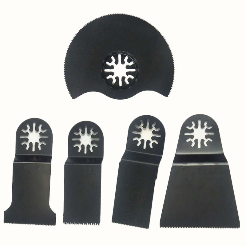 1* 5pcs Set Saw Blades Kit Designed For Most Wired Or Cordless Multi Tools On The Market Suitable For Most Devices
1* 5pcs Set Saw Blades Kit Designed For Most Wired Or Cordless Multi Tools On The Market Suitable For Most Devices