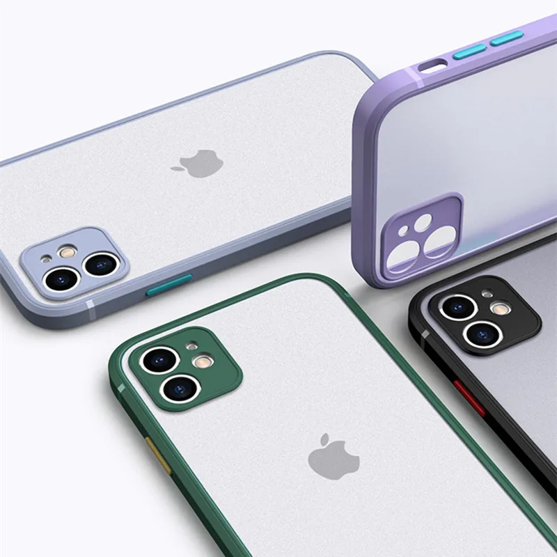 Camera Lens Protection Shockproof Phone Case For iPhone 12 11 Pro Max Mini XS XR X 8 7 Plus SE2 Silicone Frame Clear Matte Cover
Camera Lens Protection Shockproof Phone Case For iPhone 12 11 Pro Max Mini XS XR X 8 7 Plus SE2 Silicone Frame Clear Matte Cover