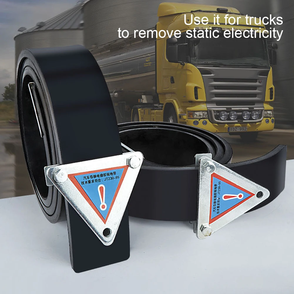 Truck Rubber Anti Static Strap Winter Electrostatic Earth Belt Ground Wire Strap for Cars Trucks AutoTools Accessories 1.6m
Truck Rubber Anti Static Strap Winter Electrostatic Earth Belt Ground Wire Strap for Cars Trucks AutoTools Accessories 1.6m