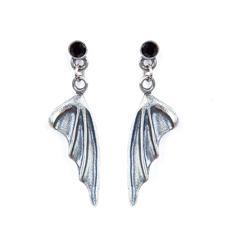 HOT 925 Sterling Silver Little Devil Wings Earrings Independent Design Personality Goth Punk Accessories
HOT 925 Sterling Silver Little Devil Wings Earrings Independent Design Personality Goth Punk Accessories