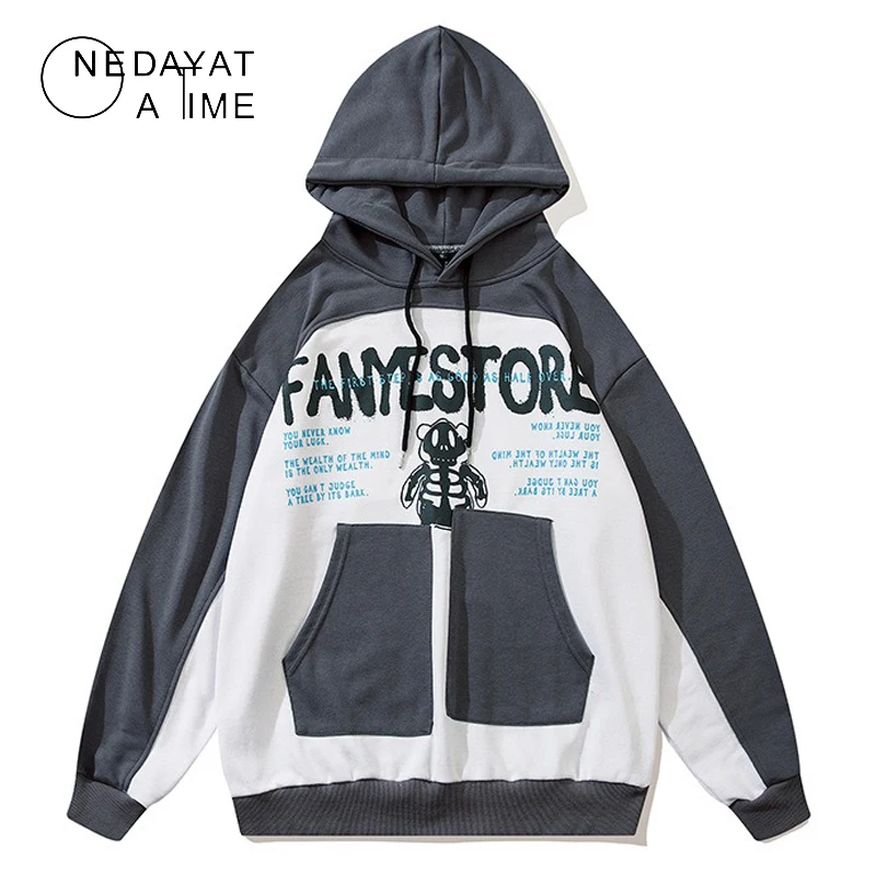 2021 Hip Hop Streetwear Hoodies Sweatshirt Skull Bear Print Men Harajuku Pullover Hoodie Cotton Autumn Loose Sweat Shirt Black
2021 Hip Hop Streetwear Hoodies Sweatshirt Skull Bear Print Men Harajuku Pullover Hoodie Cotton Autumn Loose Sweat Shirt Black