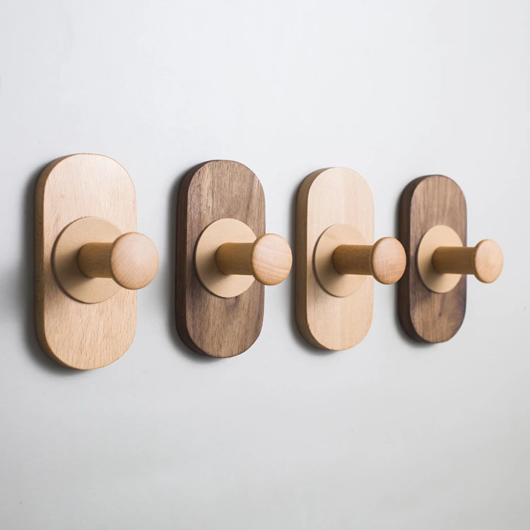 Japanese style walnut clothes hook porch kitchen toilet solid wood non punching decorative hook coat hook
Japanese style walnut clothes hook porch kitchen toilet solid wood non punching decorative hook coat hook