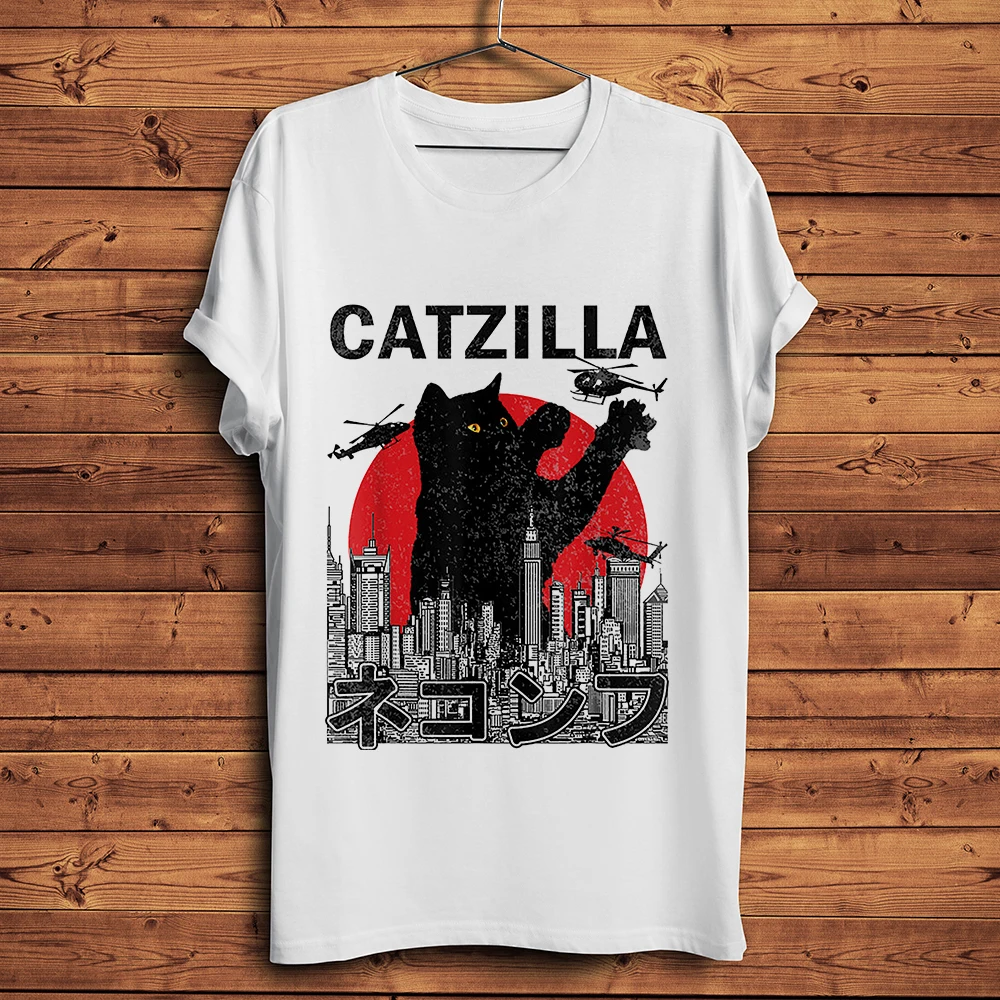 Japan Vintage cat kaiju funny t-shirt homme summer new short sleeve t shirt men white casual tshirt unisex streetwear
Japan Vintage cat kaiju funny t-shirt homme summer new short sleeve t shirt men white casual tshirt unisex streetwear