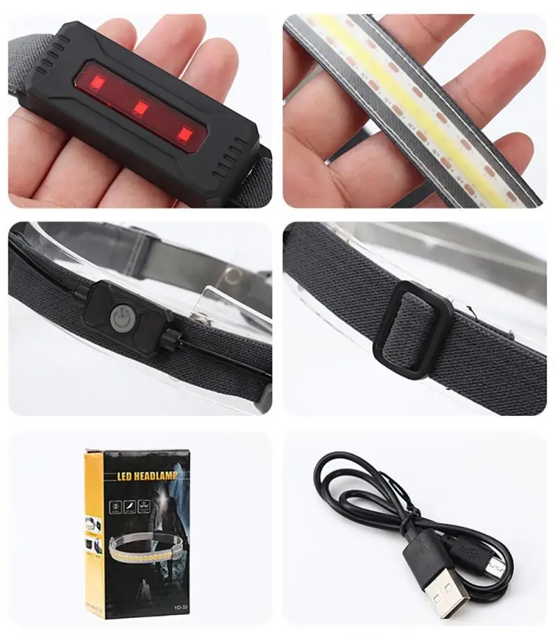 Waterproof Headlight Outdoor Sports Climbing Night Running Light LED Safety Warning Light Running Outdoor Fishing Light
Waterproof Headlight Outdoor Sports Climbing Night Running Light LED Safety Warning Light Running Outdoor Fishing Light