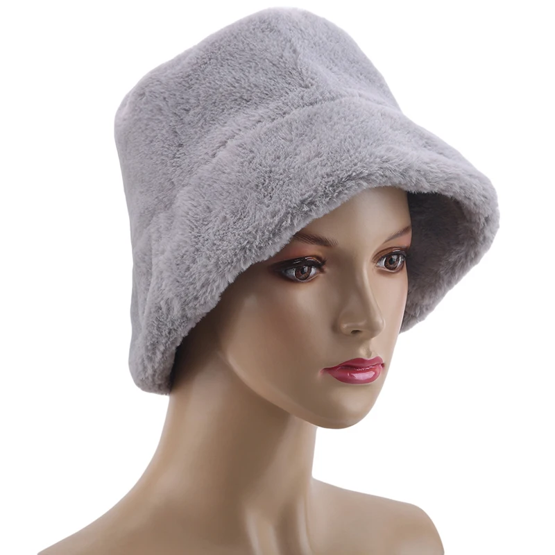 Faux Fur Winter Bucket Hat For Women Girl Fashion Solid Thickened Soft Warm Fishing Cap Vacation Hat Cap Lady Outdoor
Faux Fur Winter Bucket Hat For Women Girl Fashion Solid Thickened Soft Warm Fishing Cap Vacation Hat Cap Lady Outdoor