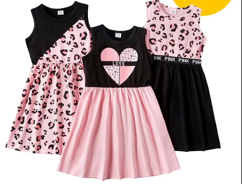 Новое поступление 2021, летние детские платья из 3 частей с леопардовым принтом Love, детское платье без рукавов для девочек, детская одежда
Новое поступление 2021, летние детские платья из 3 частей с леопардовым принтом Love, детское платье без рукавов для девочек, детская одежда